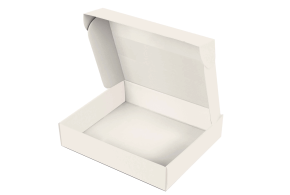 Schachtel - Kraft weiß XL ohne Aufdruck