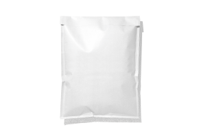 Bubble pouch - White M unprinted