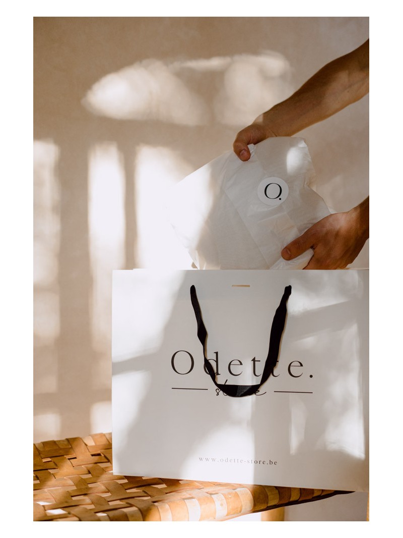 Luxury paper bag - White L