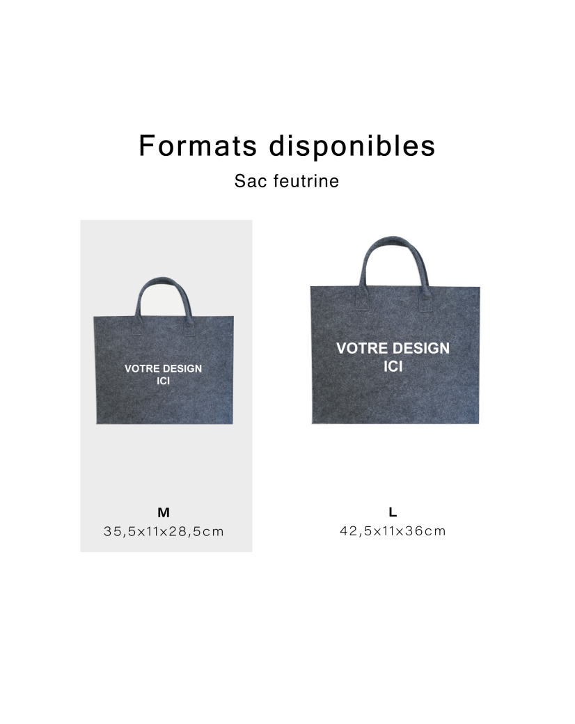 SAC GRENOBLE - GRIS - M (35,5x11x28,5cm)