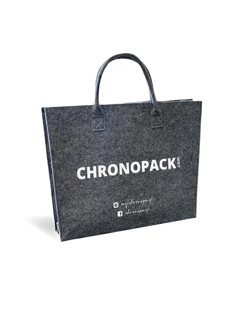 SAC GRENOBLE - GRIS - M (35,5x11x28,5cm)