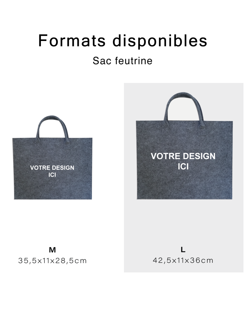 SAC GRENOBLE - GRIS - L (42,5x11x36cm)