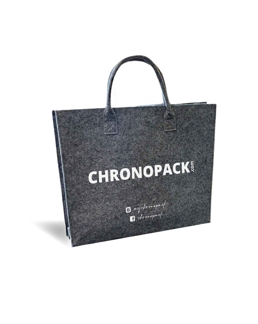 SAC GRENOBLE - GRIS - L (42,5x11x36cm)