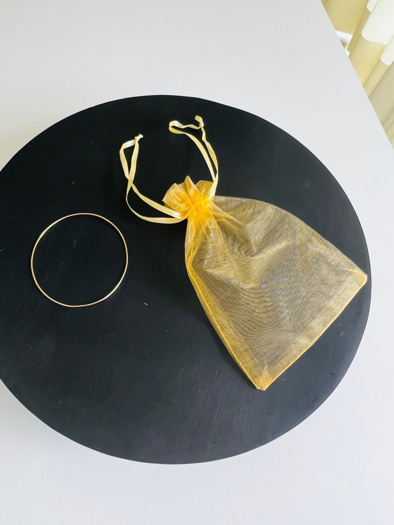 Pochon organza - Doré S