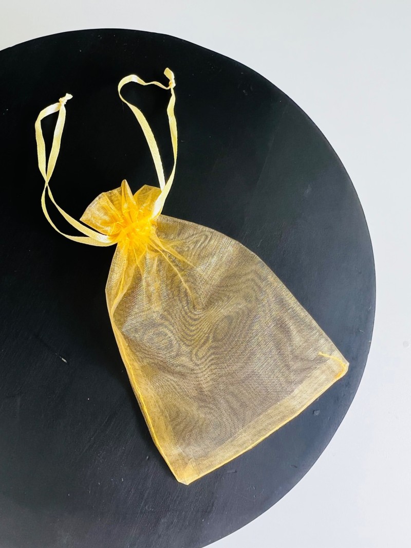 Organza-Tasche - Vergoldet S