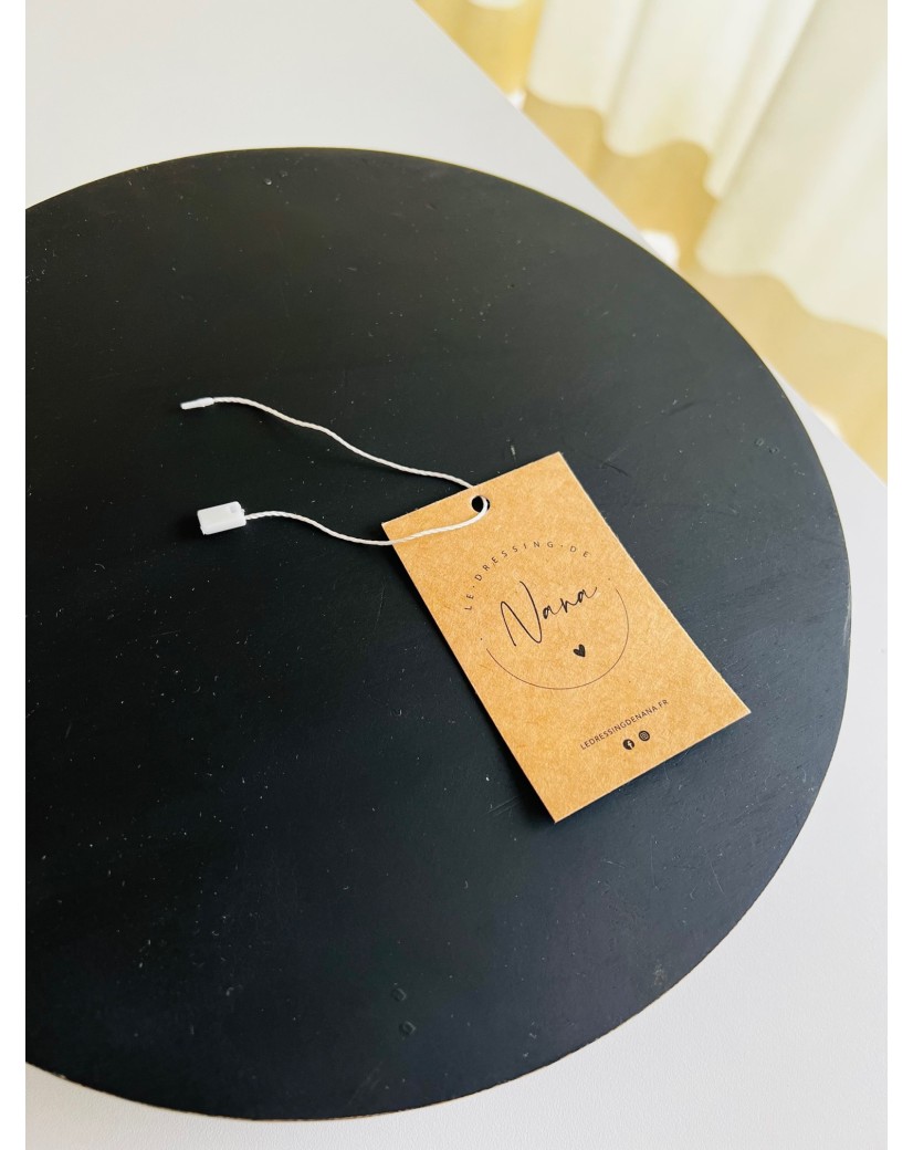 Clothing label - Kraft with cord