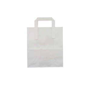 Sac poignée plate - Blanc M