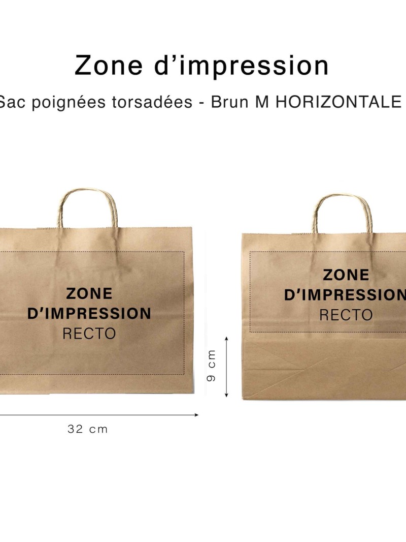 Kraft Bag M Horizontal – Practical, Pro & Customizable