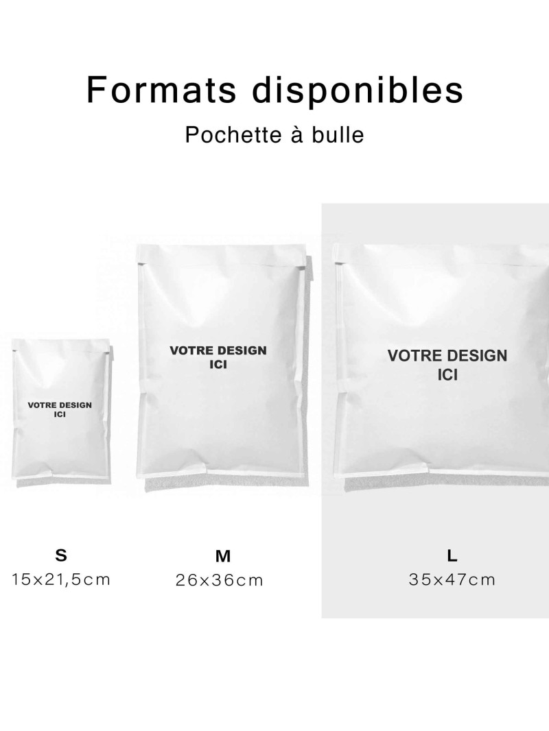 LUCHTKUSSEN ENVELOP WIT - L (35X47CM)