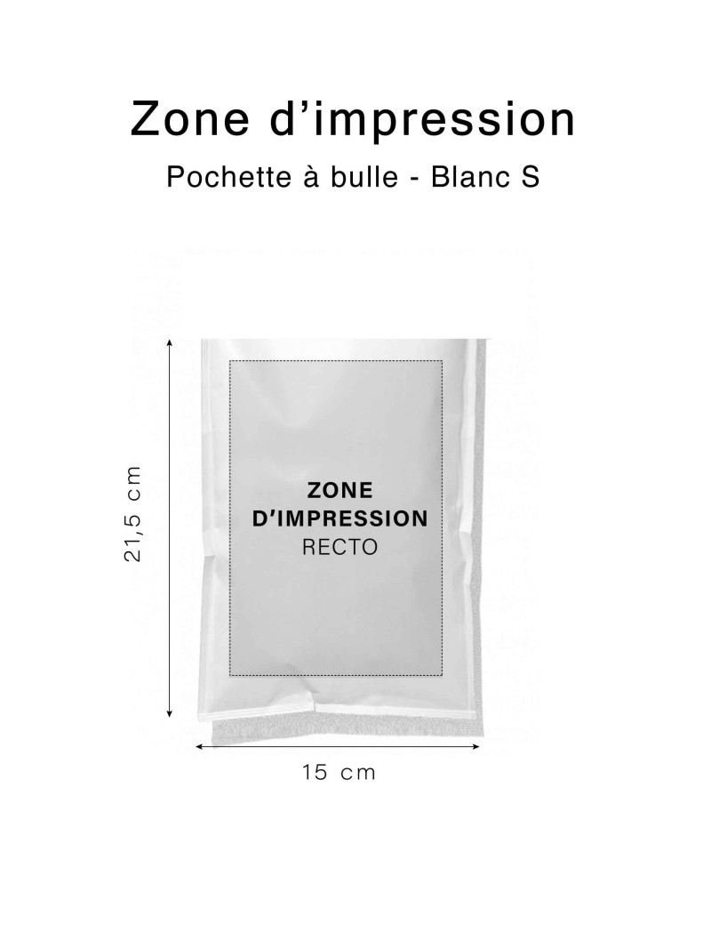 LUCHTKUSSEN ENVELOP WIT - S (15X21,5CM)