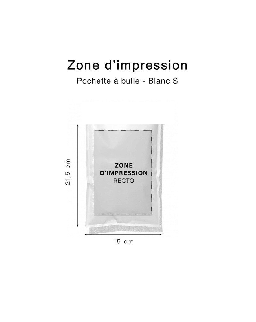 LUCHTKUSSEN ENVELOP WIT - S (15X21,5CM)