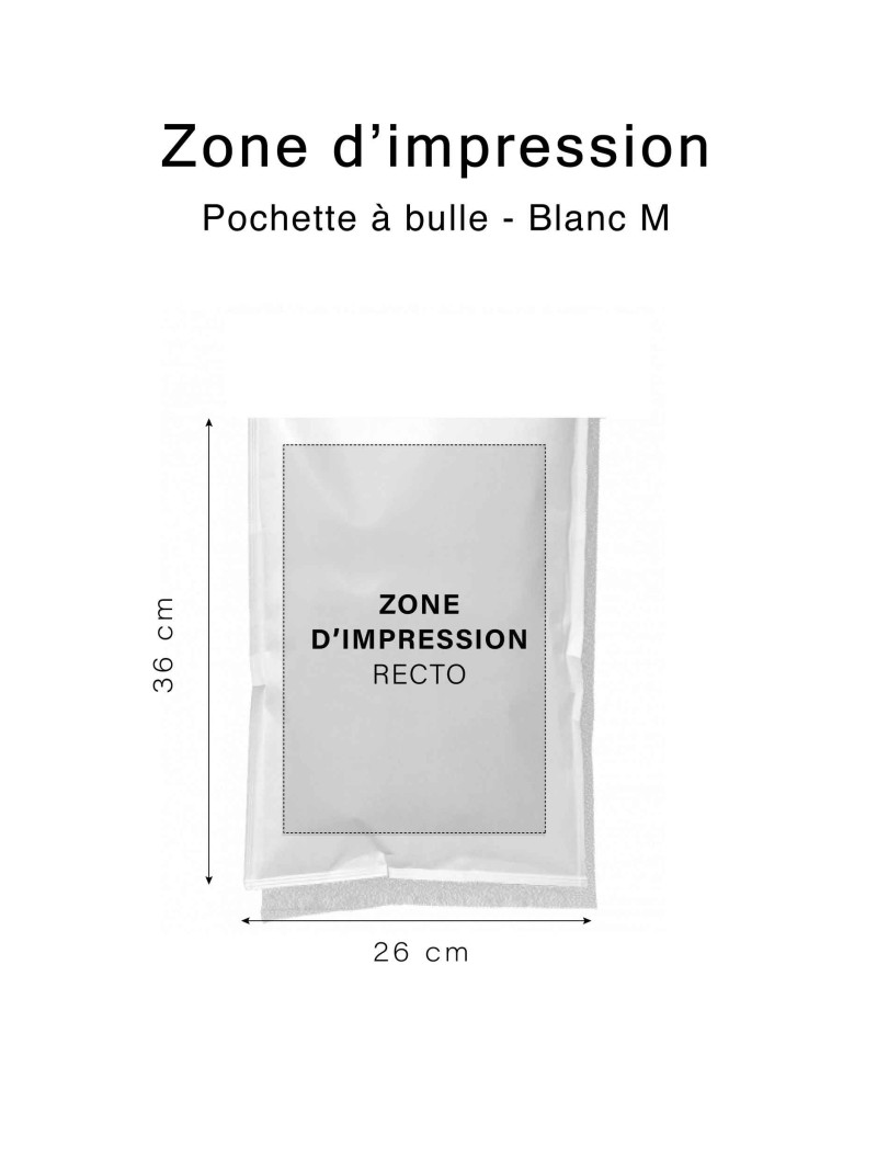 Bolsa burbuja - Blanco M