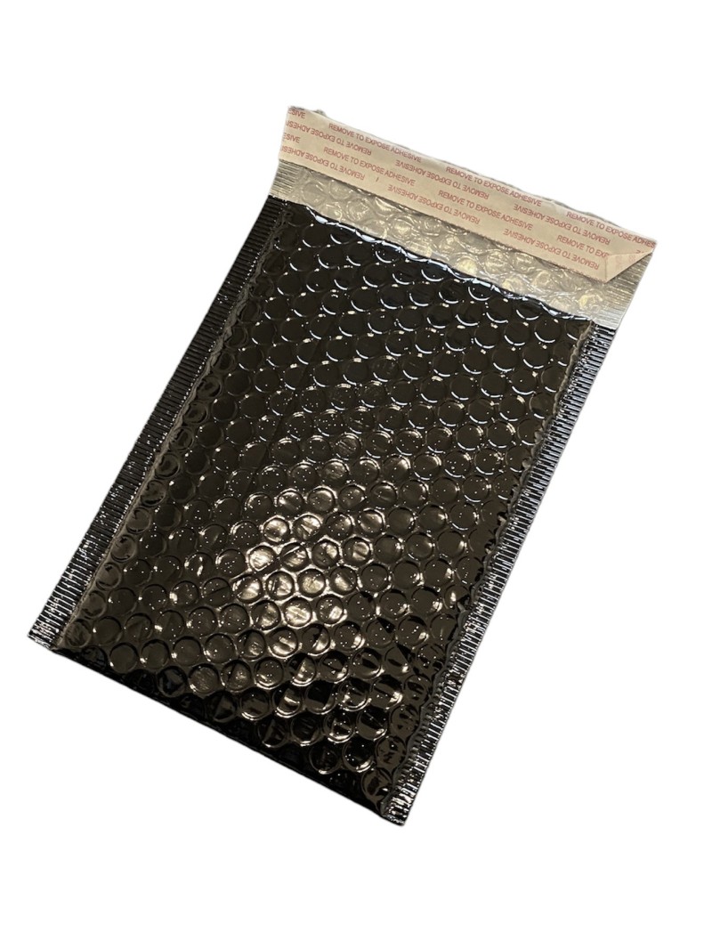 Bubble Envelopes - Glossy Black size S