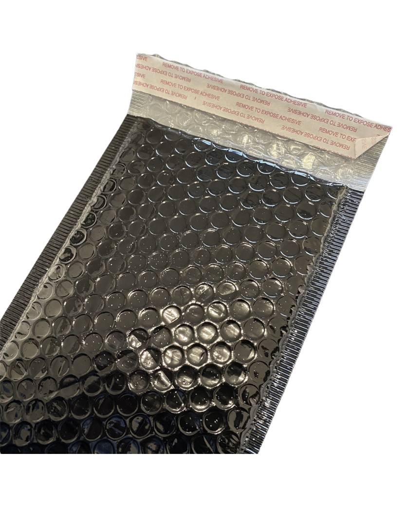 Bubble Envelopes - Glossy Black size S