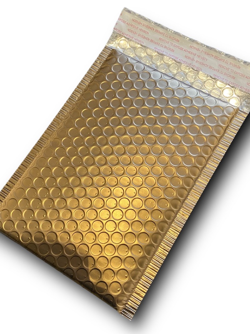 Bubble Envelopes - Matte Gold size S