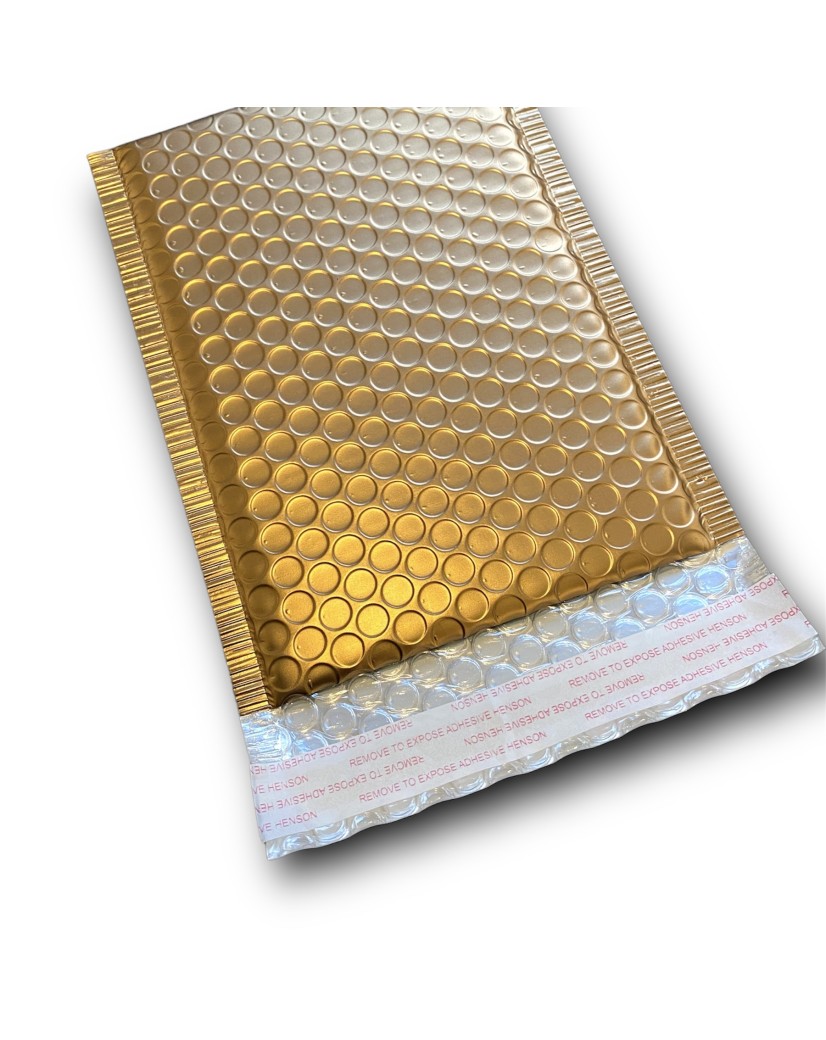 Bubble Envelopes - Matte Gold size S