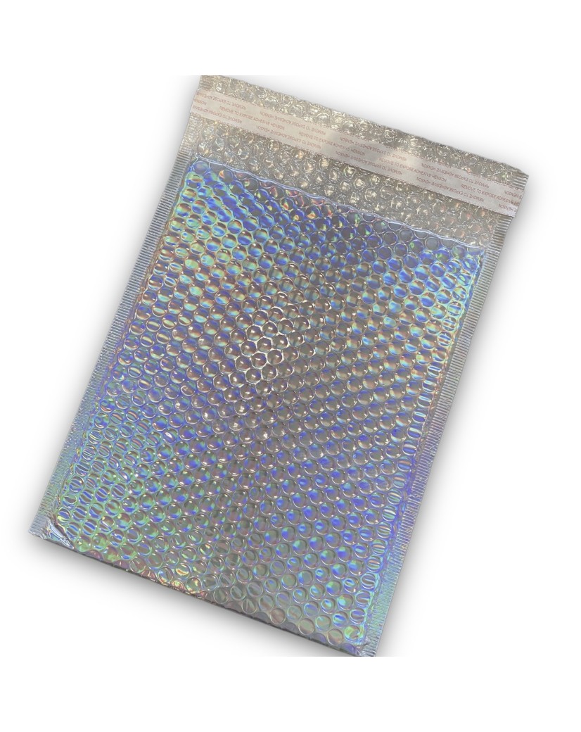 Metallic Bubbel Envelop - Laser Silver M