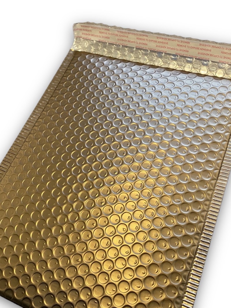Bubble Envelopes - Matte Gold size M