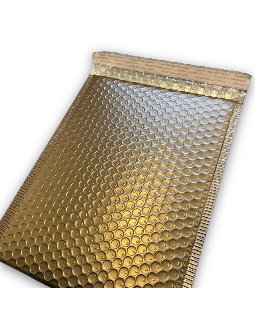 Bubble Envelopes - Matte Gold size M