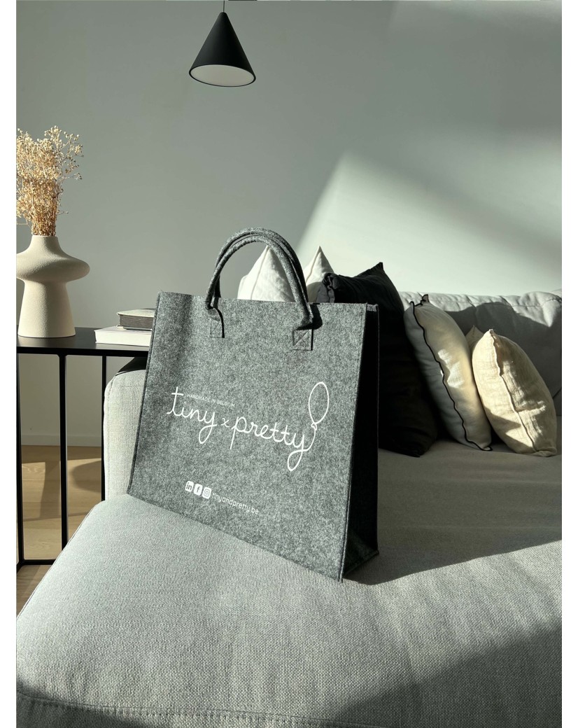 SAC GRENOBLE - GRIS - L (42,5x11x36cm)