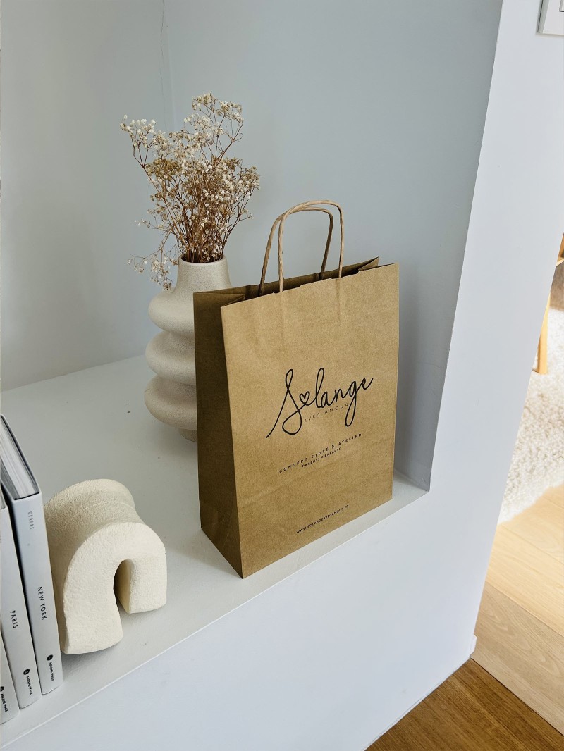Kraft bag M – Eco-friendly, customizable & ready to ship!