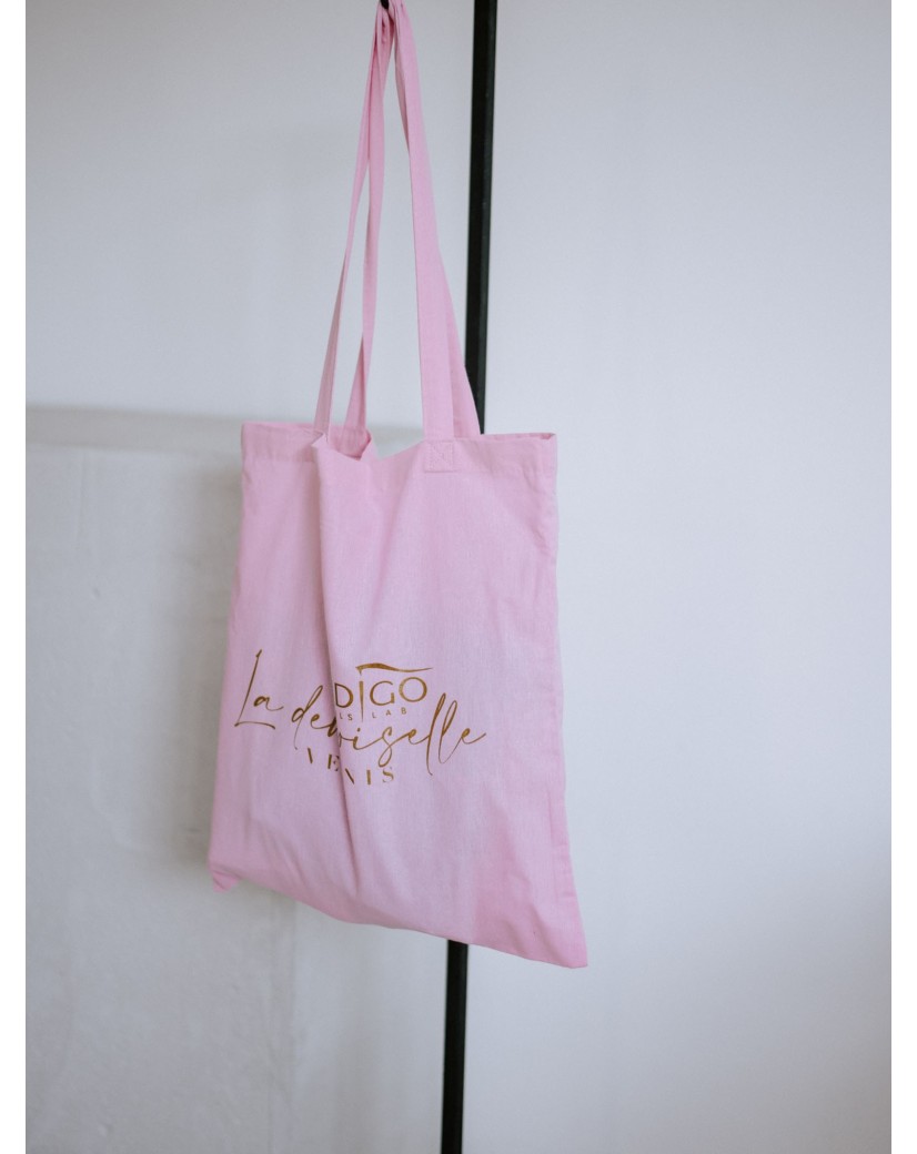 TOTEBAG "PARIJS" ROZE (38X42CM)