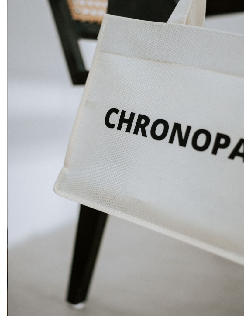 NONWOVEN DRAAGTAS "LYON" - BEIGE M (35X12X28CM)
