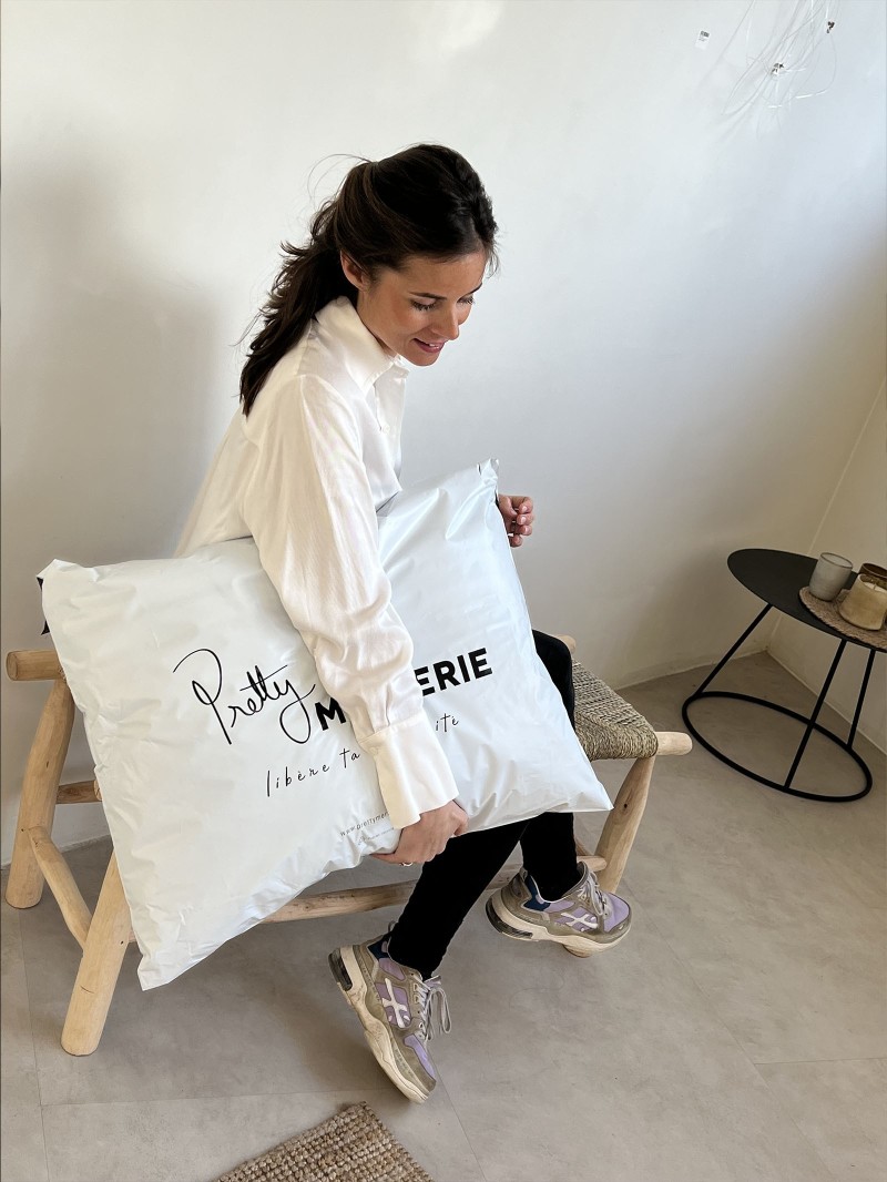 Eshop Clutch - Weiß XL