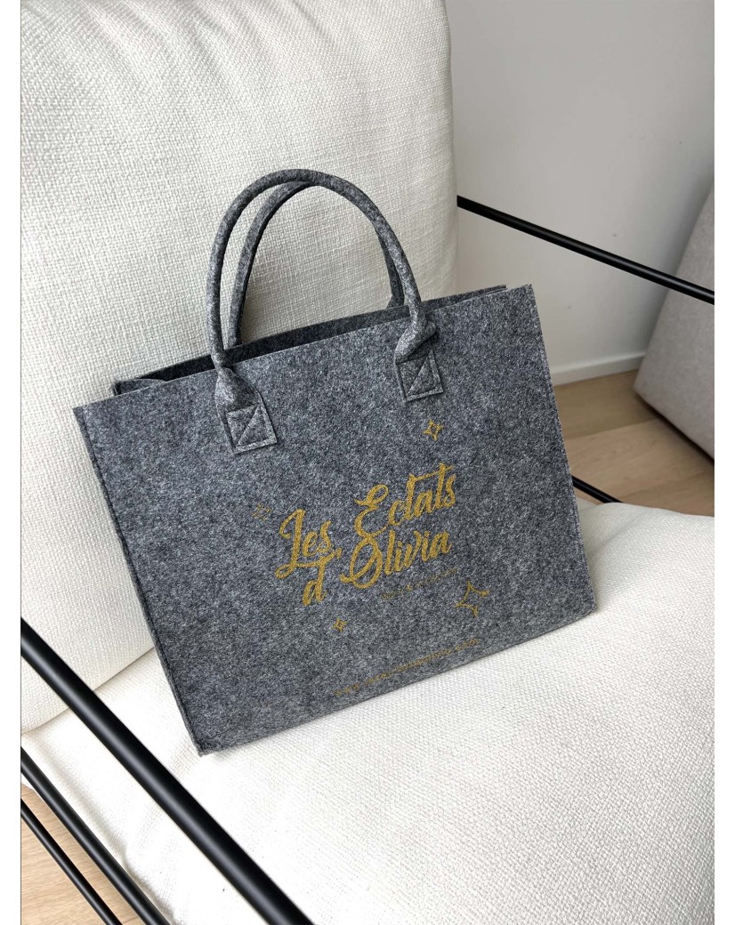 SAC GRENOBLE - GRIS - M (35,5x11x28,5cm)
