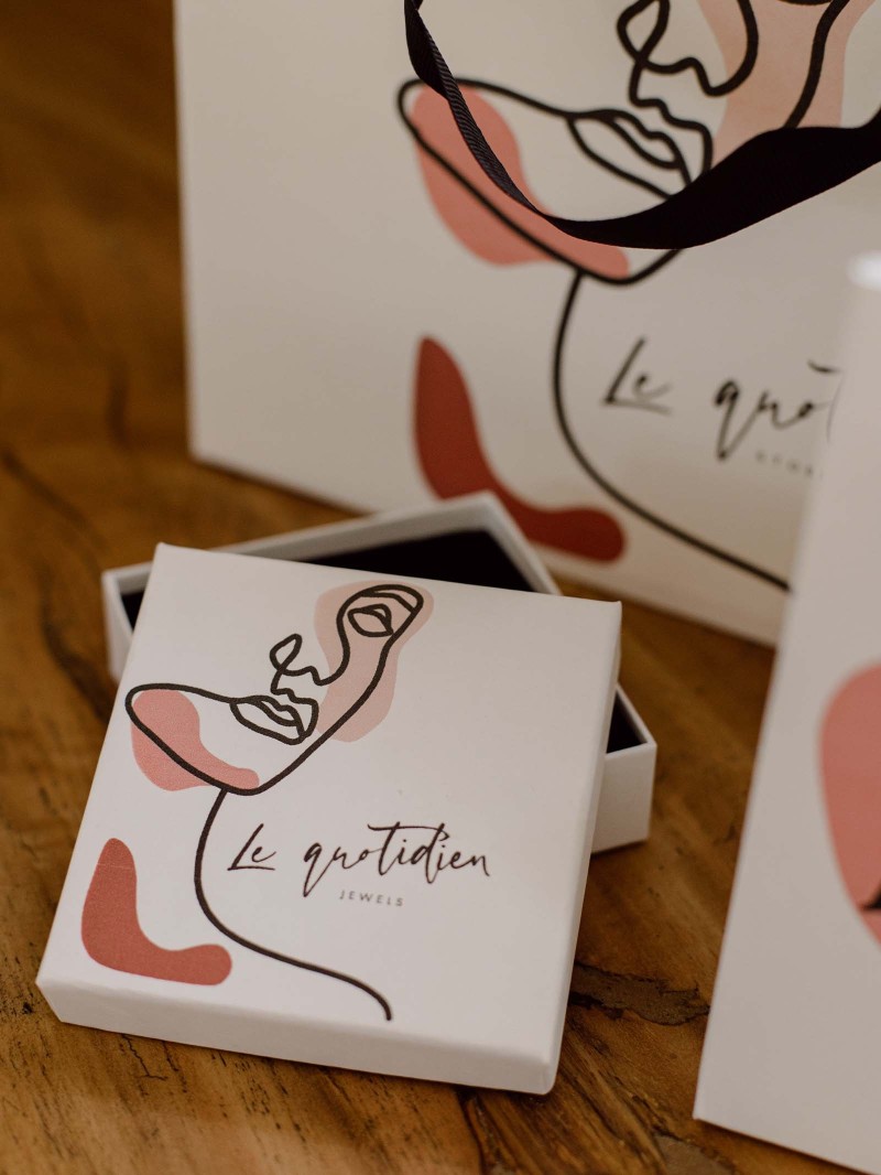 Écrins à bijoux blancs personnalisés - Commandez rapidement