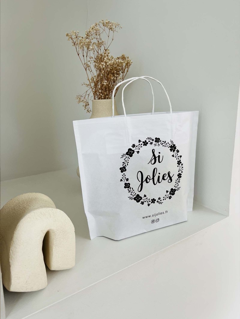 Bolsas de papel para barcos - Blanco M