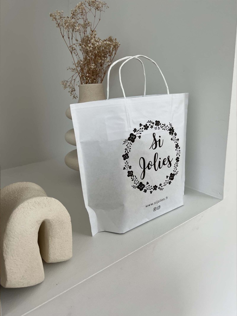 Bolsas de papel para barcos - Blanco M