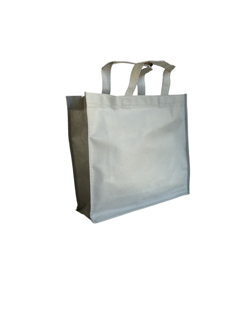 Non woven draagtas "LYON" - Grijs 40x12x35