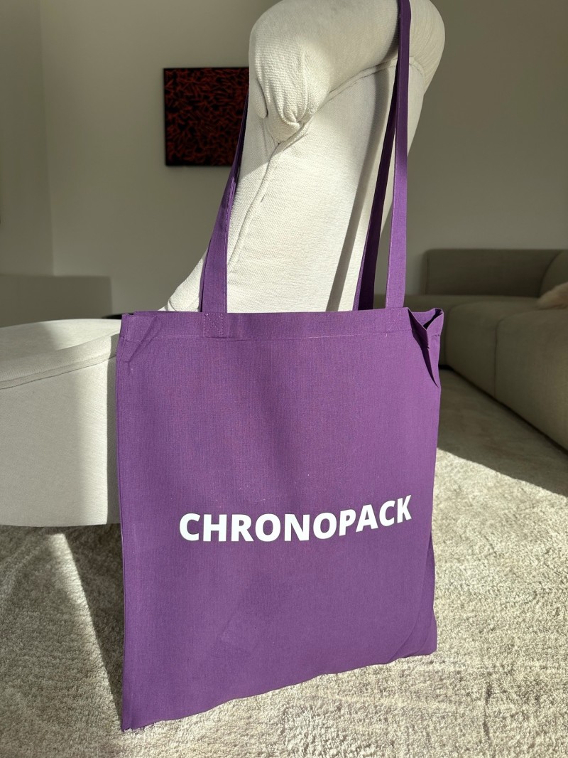 Bag PARIS - Mauve (38x42 cm)