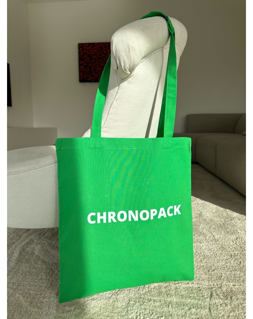 TOTEBAG "PARIJS" GROEN (38x42 cm)