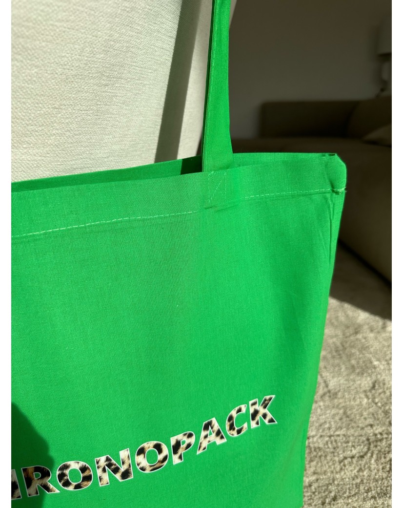 TOTEBAG "PARIJS" GROEN (38x42 cm)
