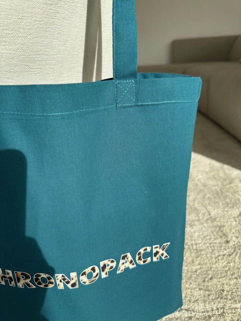 SAC PARIS - PETROLE (38x42cm)