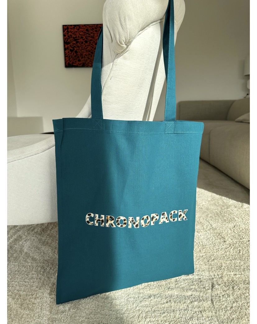 SAC PARIS - PETROLE (38x42cm)