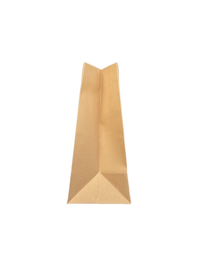 Kraft paper bag with black ribbon handles