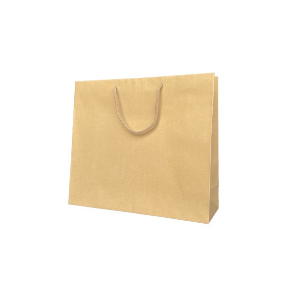 Kraftpapiertragetasche mit Kordelgriffen