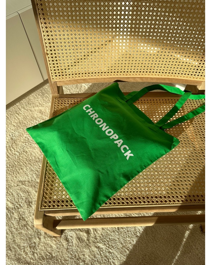 TOTEBAG "PARIJS" GROEN (38x42 cm)