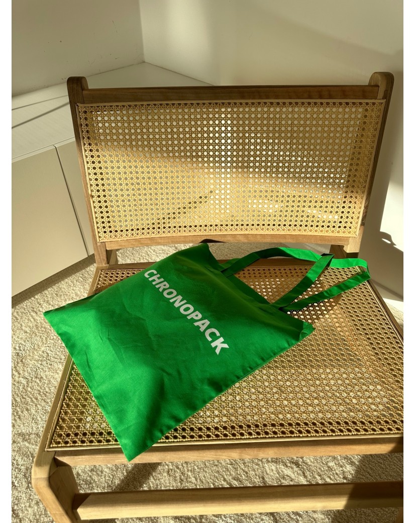 TOTEBAG "PARIJS" GROEN (38x42 cm)