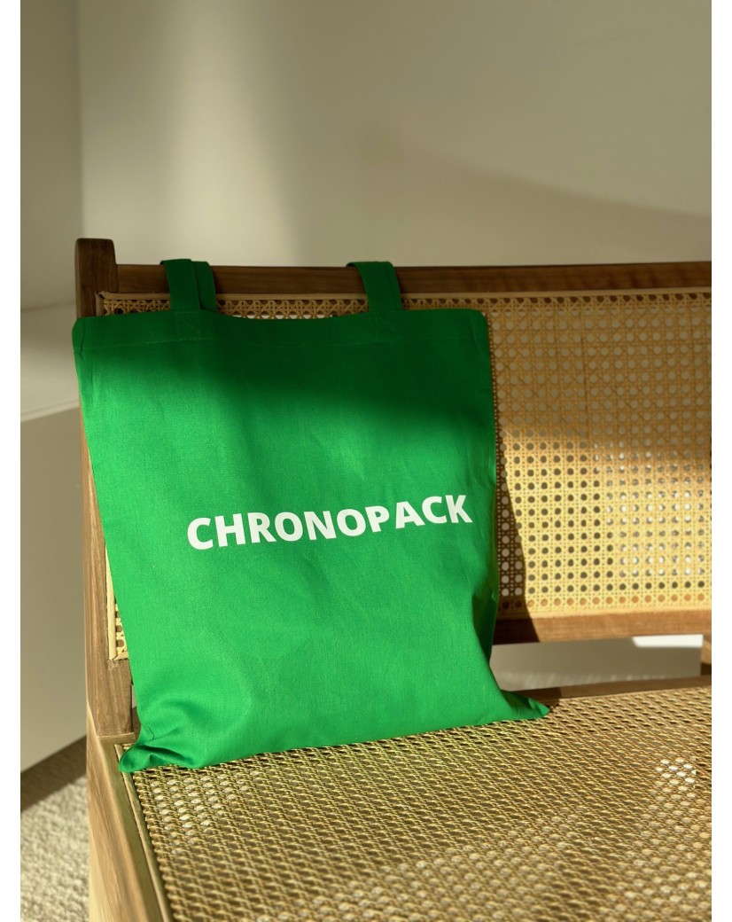 TOTEBAG "PARIJS" GROEN (38x42 cm)