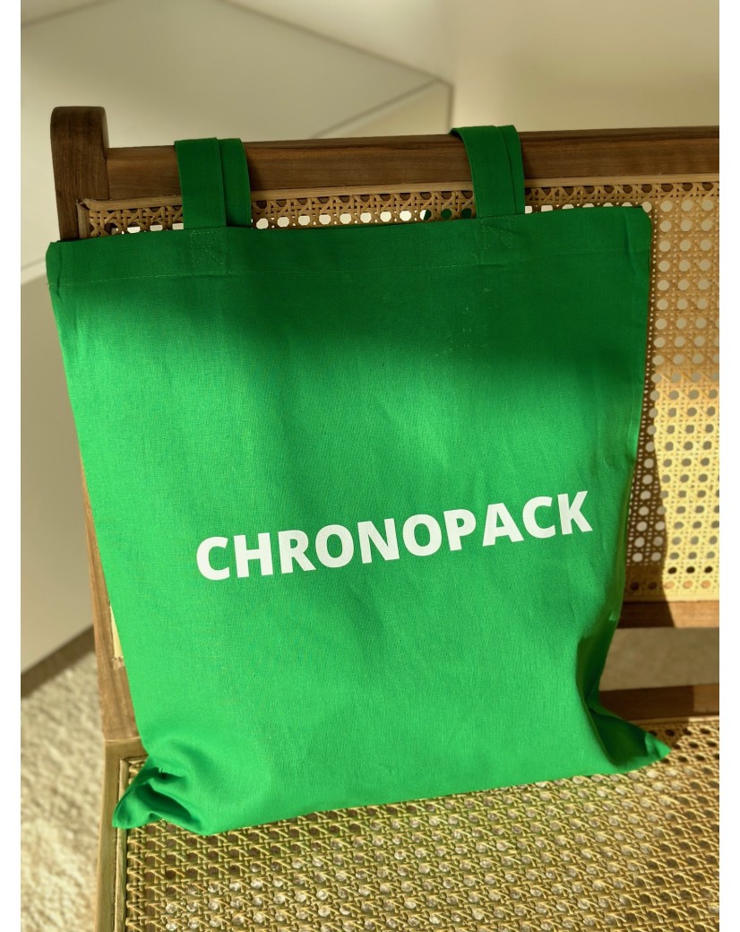 TOTEBAG "PARIJS" GROEN (38x42 cm)