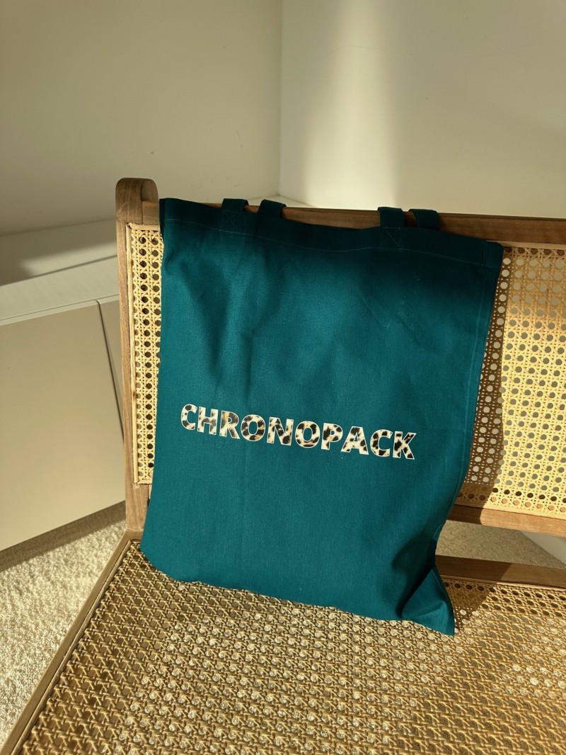 SAC PARIS - PETROLE (38x42cm)