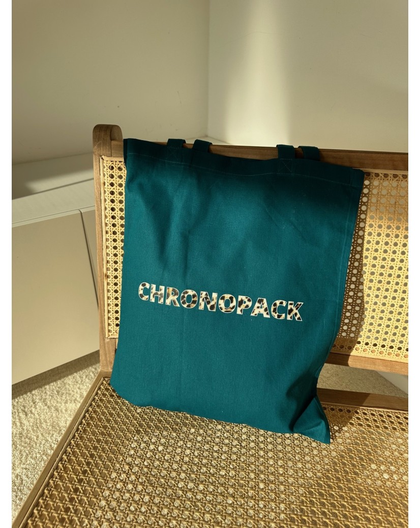 SAC PARIS - PETROLE (38x42cm)