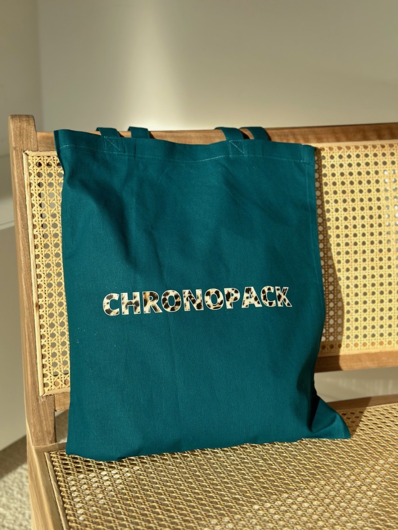 SAC PARIS - PETROLE (38x42cm)