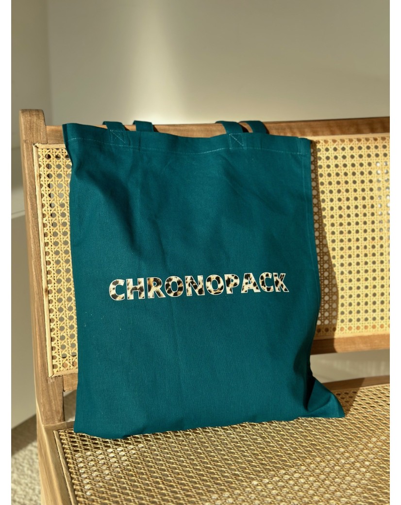 SAC PARIS - PETROLE (38x42cm)