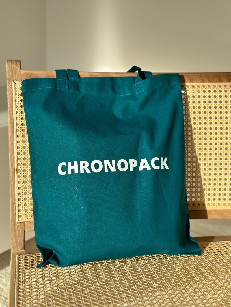 SAC PARIS - PETROLE (38x42cm)