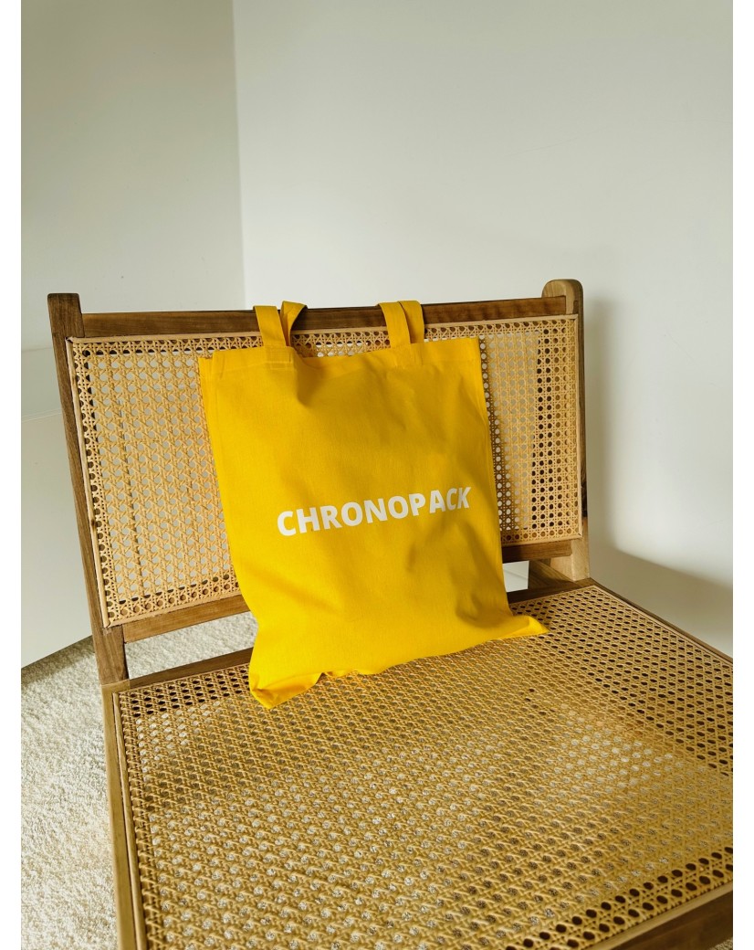 TOTEBAG "PARIJS" GEEL (38x42 cm)